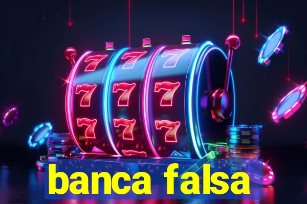 banca falsa